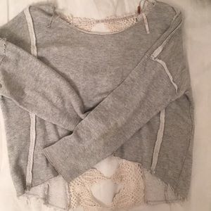 Free people oversized hoodie.